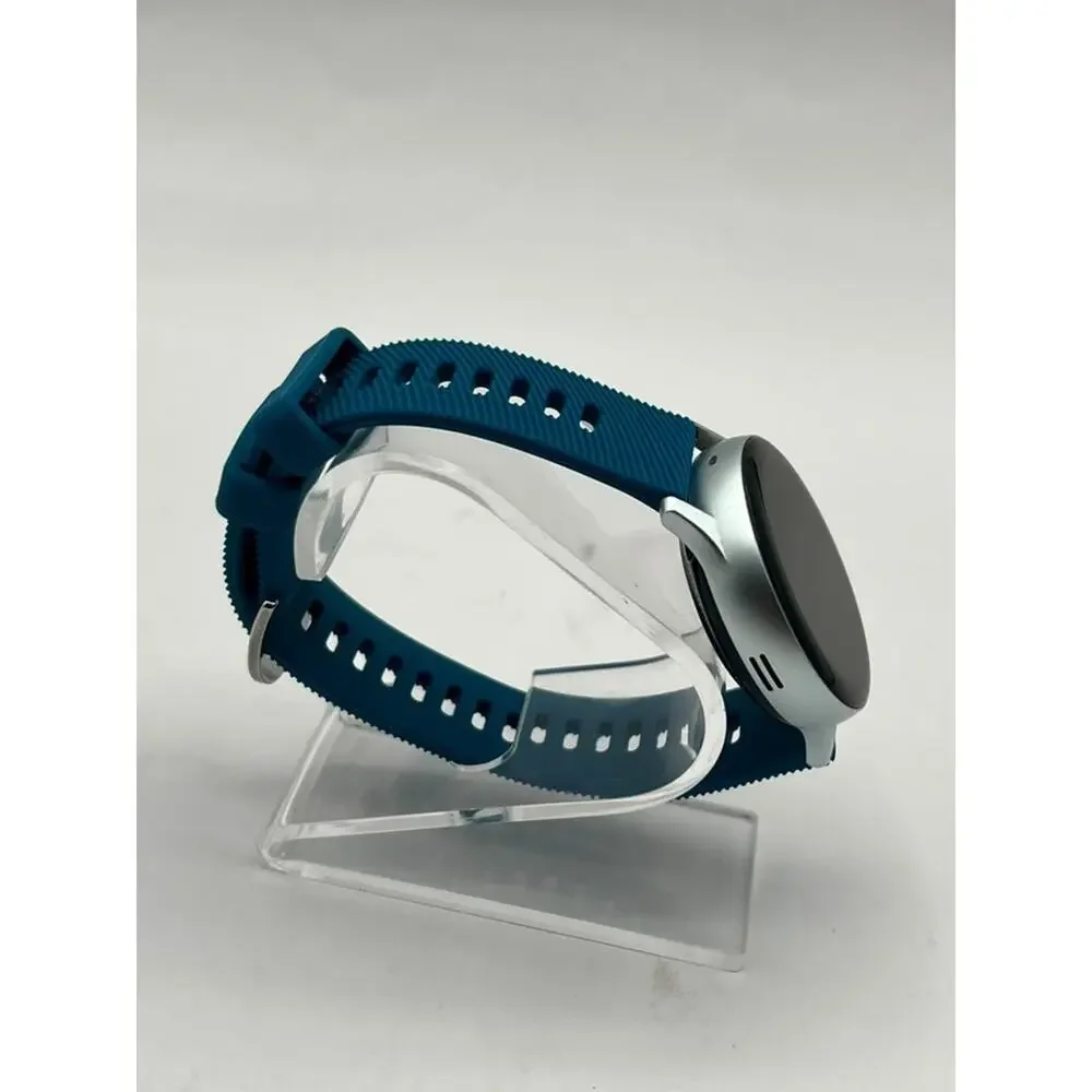 Samsung Galaxy Watch Active2 SM-R830 Silver Dial Blue Band 4gb Unblocked